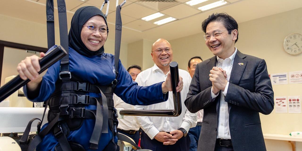 Jerudong Park Medical Centre Welcomes the Prime Minister and Minister for Finance of The Republic for Singapore