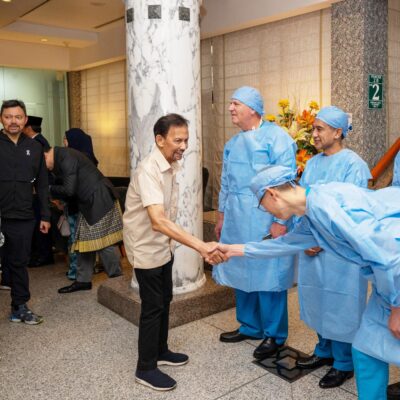 His Majesty The Sultan and Yang Di-Pertuan of Brunei Darussalam has Undergone Right Total Knee Replacement Surgery